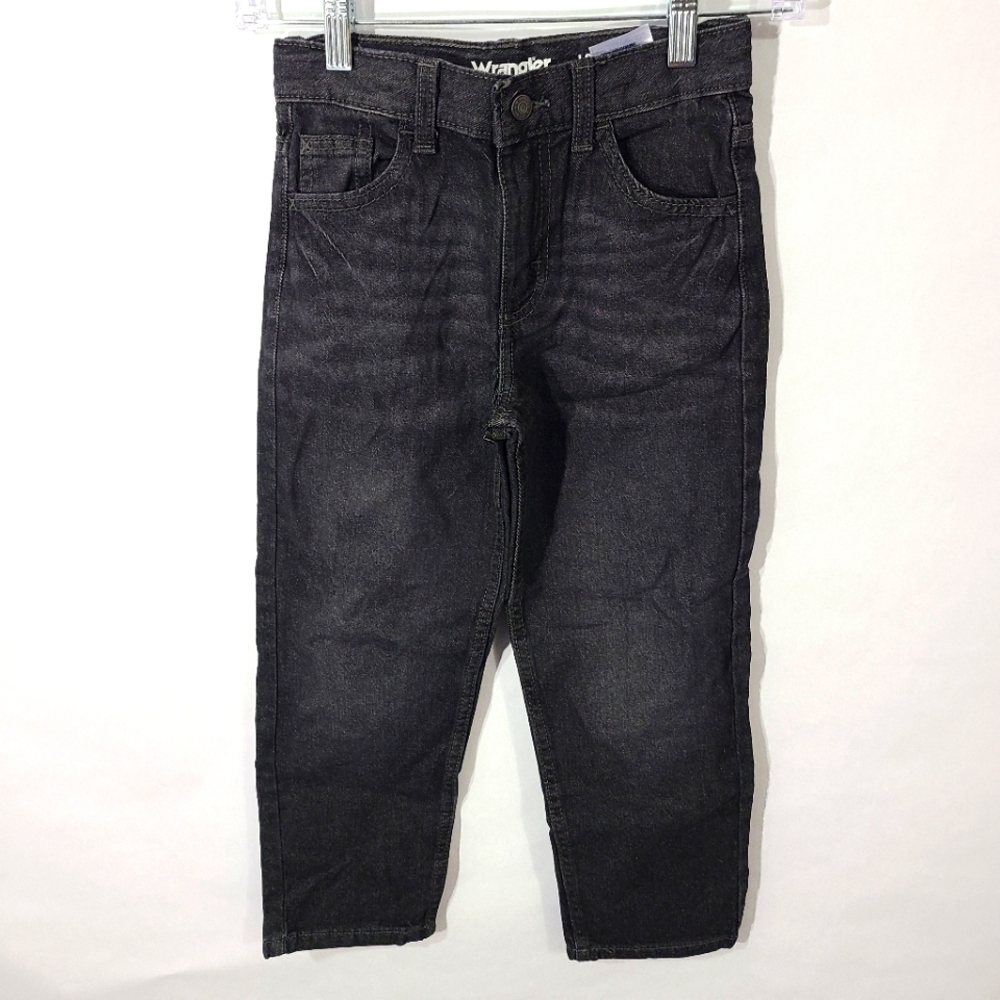 Wrangler Boys Kids Childs Jeans Black Size‎ 7 Casual Denim Pants